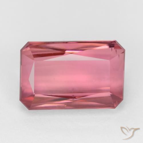2.60 ct Pink Tourmaline Stone, Natural Tourmaline in Octagon / Scissor Cut Shape for Sale