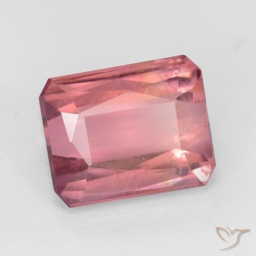 2.71 ct Pink Tourmaline Stone, Natural Tourmaline in Octagon / Scissor Cut Shape for Sale