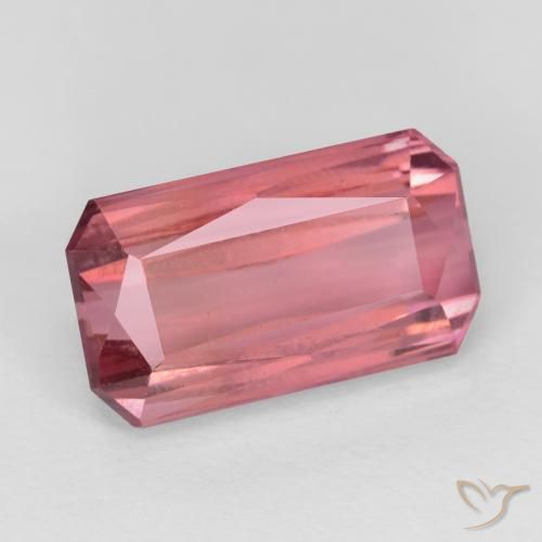 2.45 ct Pink Tourmaline Stone, Natural Tourmaline in Octagon / Scissor Cut Shape for Sale