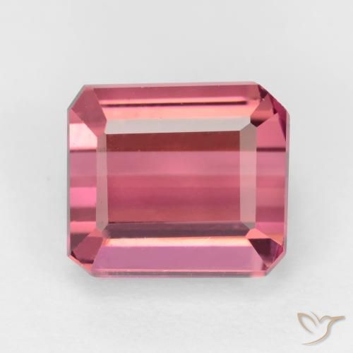 Tono rosado cálido Turmalina Gema - 3ct Forma octagonal (ID: 545276)