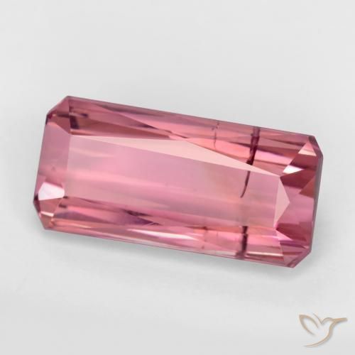 3.20 ct Pink Tourmaline Stone, Natural Tourmaline in Octagon / Scissor Cut Shape for Sale