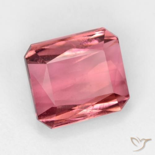2.67 ct Pink Tourmaline Stone, Natural Tourmaline in Octagon / Scissor Cut Shape for Sale