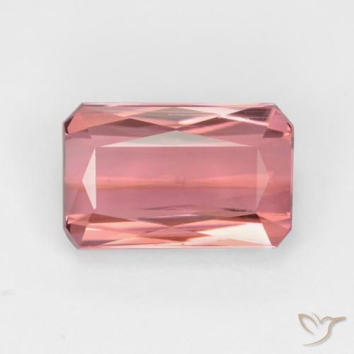 2.64ct Natural Light Pink Tourmaline, Emerald Cut, VS-SI