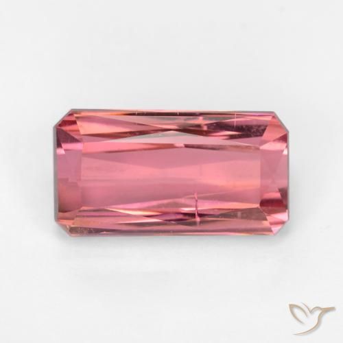 3.63 ct Loose Pink Tourmaline, 11.6 x 6.4 mm Octagon Cut From Tanzania, Photo A