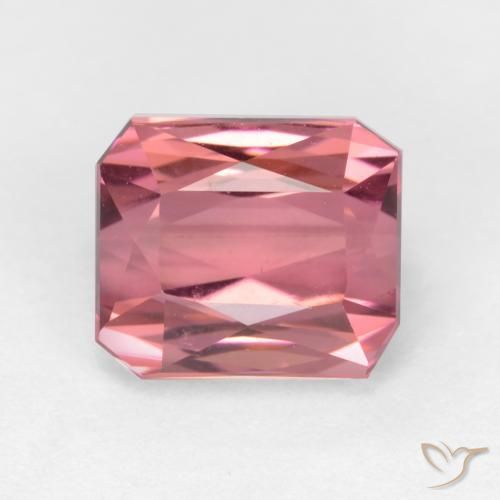 2.17 ct Pink Tourmaline Gemstone, Tourmaline Gem in Octagon / Scissor Cut Shape for Sale.