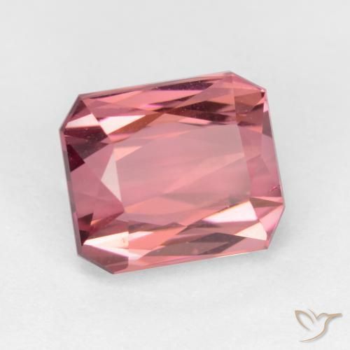 2.17 ct Pink Tourmaline Stone, Natural Tourmaline in Octagon / Scissor Cut Shape for Sale