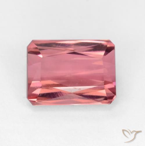 2.39ct Natural Light Pink Tourmaline, Emerald Cut, VS