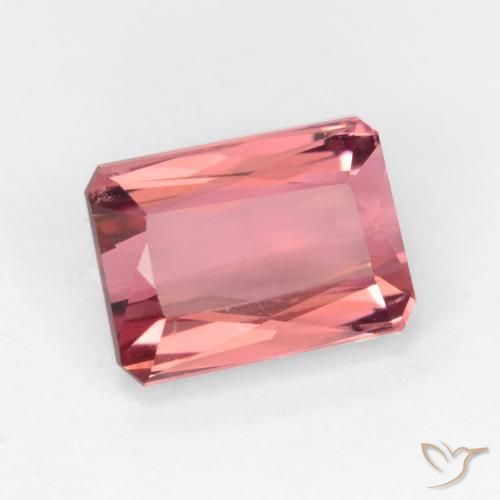 2.39 ct Pink Tourmaline Stone, Natural Tourmaline in Octagon / Scissor Cut Shape for Sale
