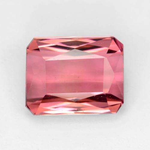 Hot Pink Tourmaline Gem - 3.1ct Octagon / Scissor Cut (ID: 545708)