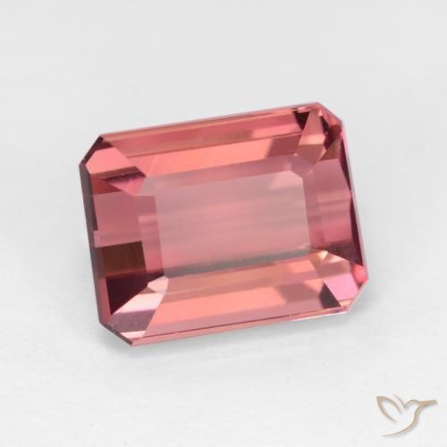 Dark Pink Турмалин Камень - 2.9ct Фасетный Октагон (ID: 545891)