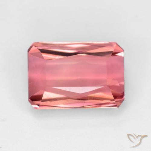 3.11 ct Loose Pink Tourmaline, 9.9 x 6.9 mm Octagon Cut From Tanzania, Photo A