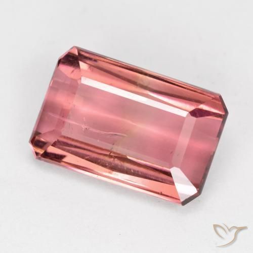 4.74 ct Pink Tourmaline Stone, Natural Tourmaline in Octagon Facet Shape for Sale