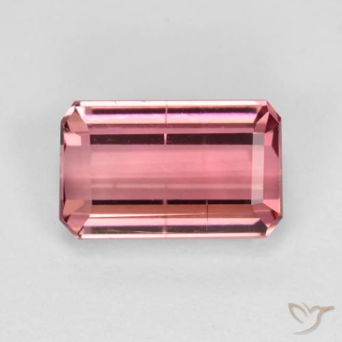 1.60ct Natural Light Pink Tourmaline, Emerald Cut, SI
