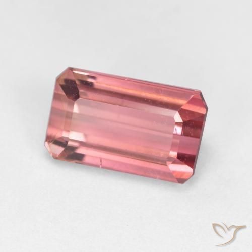 1.88 ct Pink Tourmaline Stone, Natural Tourmaline in Octagon Facet Shape for Sale