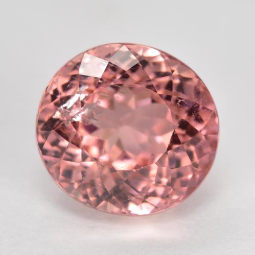 Medium Pink Турмалин Камень - 4.2ct Овальная Португальская Огранка (ID: 566030)
