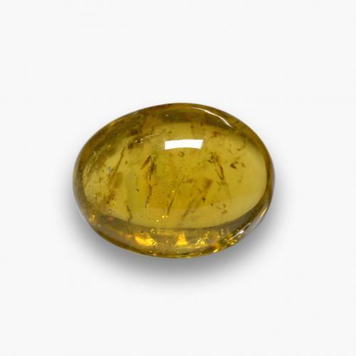 Naranja dorado Turmalina Gema - 1.5ct Cabujón Óvalo (ID: 577075)