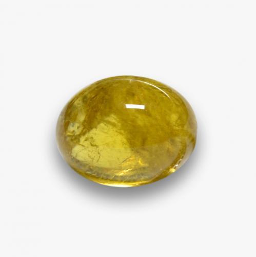 Medium Yellow Турмалин Камень - 1.8ct Овал Кабошон (ID: 577079)