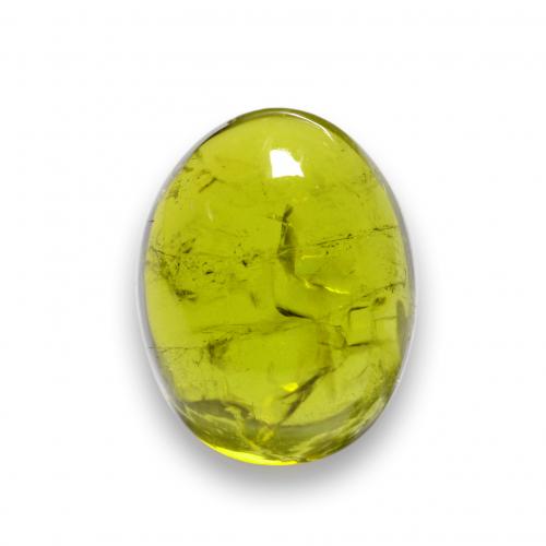 Vert éclatant Tourmaline gemme - 2.5ct Ovale Cabochon (ID: 577679)
