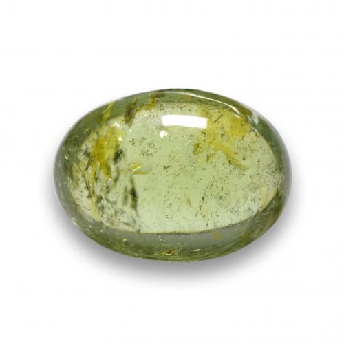 Medium Green Tormalina Gem - 2.9ct Ovale cabochon (ID: 577683)