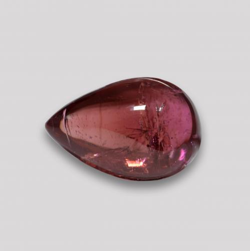 Deep Magenta Tourmaline Gem - 2.8ct Pear Cabochon (ID: 579387)