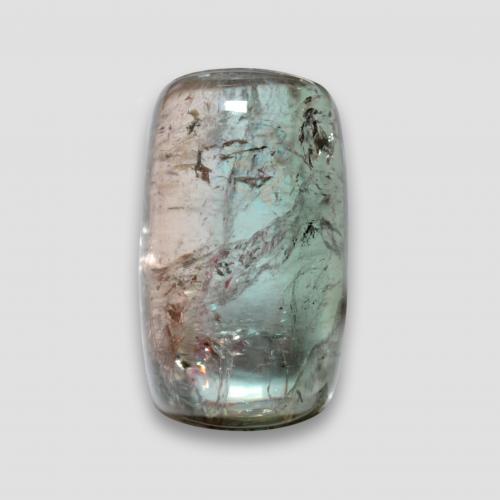 Bi-color Tourmaline Gem - 9.5ct Baguette Cabochon (ID: 579527)