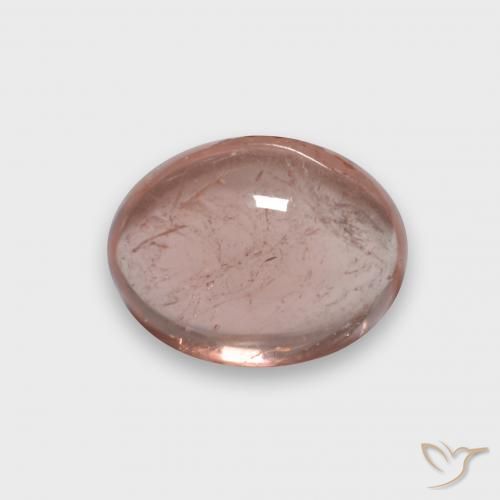 2.2 ct Red Tourmaline, 9.2 x 7 mm Oval Cabochon From Mozambique, Photo A