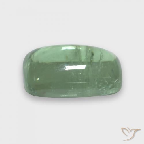 Tourmaline Gemstone in 10.7 x 7.9 mm Size for Sale, Tourmaline Stone in Very Light Yellow Green Color