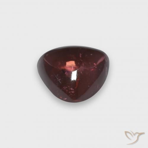 Tourmaline Gemstone in 7.6 x 7.9 mm Size for Sale, Tourmaline Stone in Deep Red Color