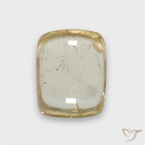 2.52ct طبيعي أصفر باهت تورمالين, وسادة, شفاف, Photo A