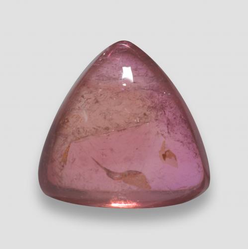 Medium Pink Tourmaline Gem - 3.1ct Trillion Cabochon (ID: 579556)