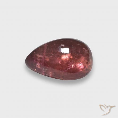 Tourmaline Gemstone in 9.8 x 7.7 mm Size for Sale, Tourmaline Stone in Deep Crimson Color