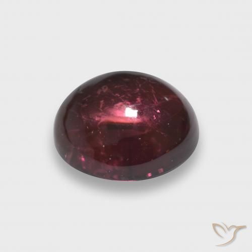 Tourmaline Gemstone in 8 mm (calibrated) Size for Sale, Tourmaline Stone in Deep Red Color
