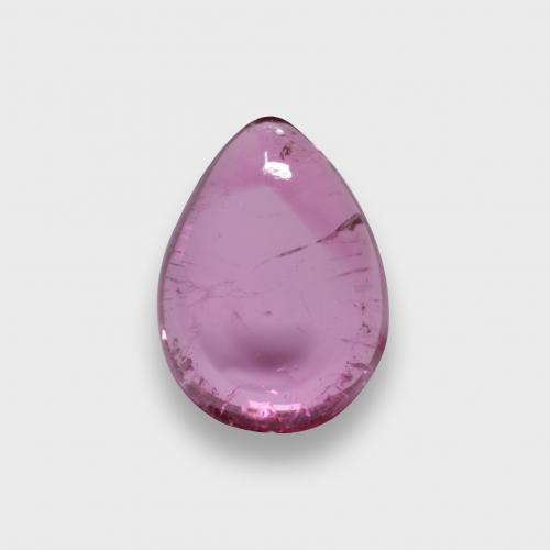 Medium Purple Tourmaline Gem - 1ct Pear Cabochon (ID: 579585)