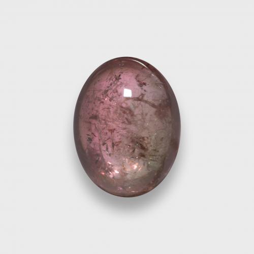 Dark Red Tourmaline Gem - 1.6ct Oval Cabochon (ID: 580121)