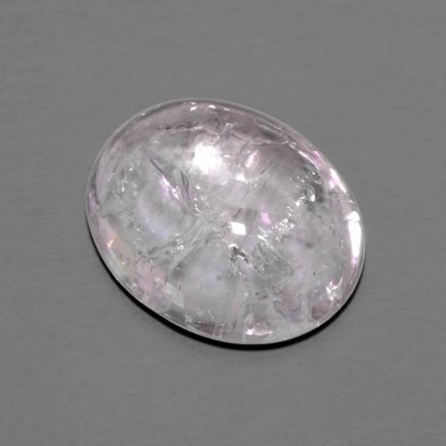 3.17ct Oval Cabochon Pink Tourmaline from Mozambique, Dimension 11.1 x 9mm, Natural untreated Gemstone, Transparent Clarity, 1 piece Tourmaline in Very Light Pink Color, Mohs Hardness of 7 - 7.5 suitable for daily wear jewelry, Year of the Tiger Gemstone, Photo A