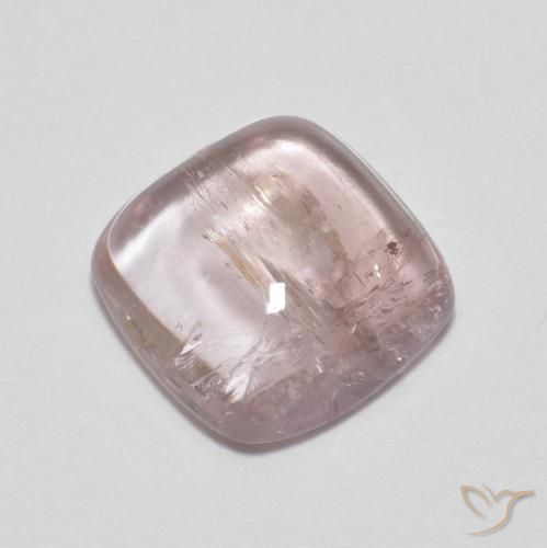 1.76 ct Pink Tourmaline Stone, Natural Tourmaline in Cushion Cabochon Shape for Sale