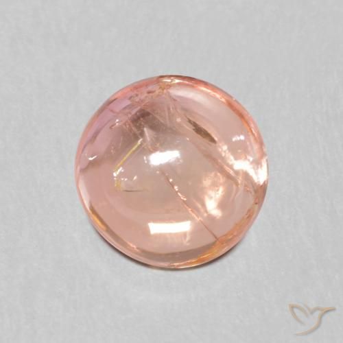 1.14ct Natural Indian Red Tourmaline, Round, Transparent