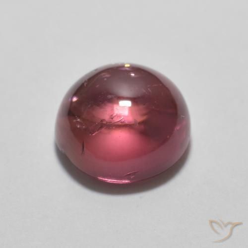 Tourmaline Gemstone in 6.5 mm (calibrated) Size for Sale, Tourmaline Stone in Dark Pink Color