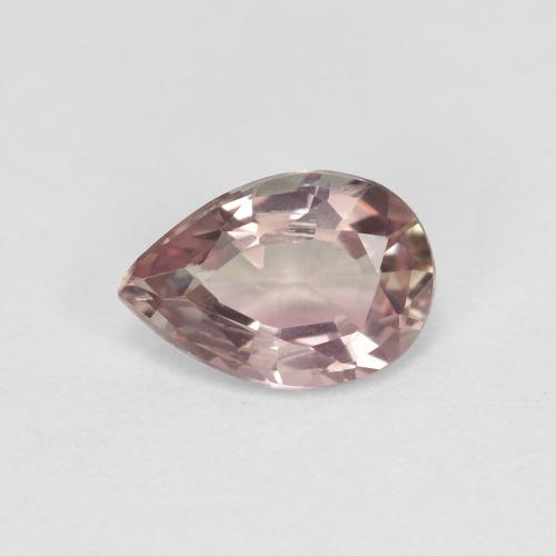Multicolore Tormalina Gem - 0.7ct Sfaccettatura a pera (ID: 626791)