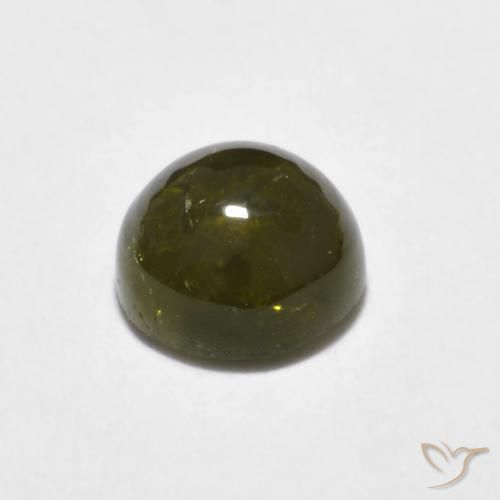 Tourmaline Gemstone in 5 mm (calibrated) Size for Sale, Tourmaline Stone in Dark Green Color