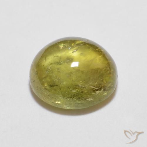 Tourmaline Gemstone in 6 mm (calibrated) Size for Sale, Tourmaline Stone in Mustard Yellow Color