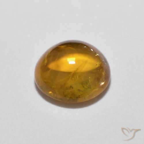 Tourmaline Gemstone in 7 mm (calibrated) Size for Sale, Tourmaline Stone in Golden-Brown Color