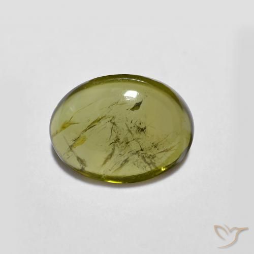 1.26ct Natural Deep Green Tourmaline, Oval, Transparent