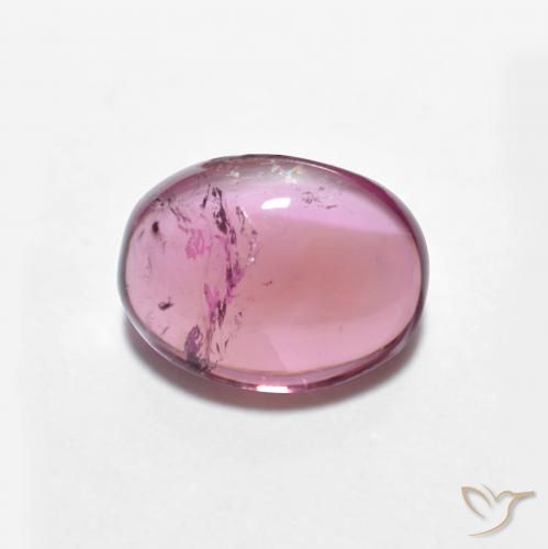 1.31 ct Purple Tourmaline, 7.5 x 5.8 mm Oval Cabochon From Mozambique, Photo A