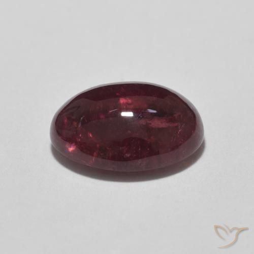 Tourmaline Gemstone in 10 x 8 mm (calibrated) Size for Sale, Tourmaline Stone in Raspberry Red Color