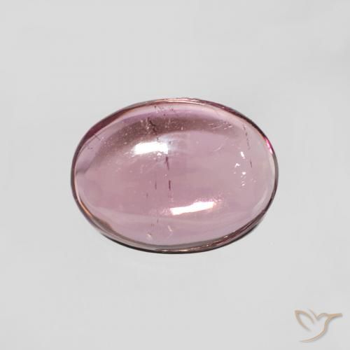 1.08 ct Pink Tourmaline, 8.2 x 6 mm Oval Cabochon From Mozambique, Photo A