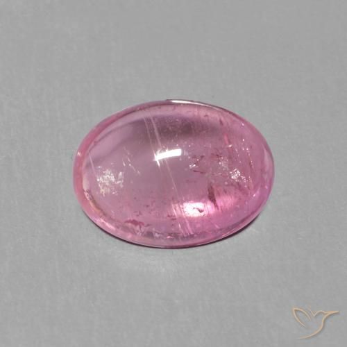 1.51ct Natural Medium Pink Tourmaline, Oval, Transparent
