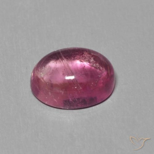 Tourmaline Gemstone in 7.8 x 5.7 mm Size for Sale, Tourmaline Stone in Medium Pink Color