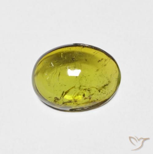 1.34ct Natural Forest Green Tourmaline, Oval, Transparent