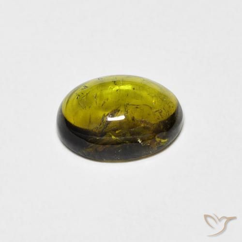 Tourmaline Gemstone in 8 x 6 mm (calibrated) Size for Sale, Tourmaline Stone in Forest Green Color